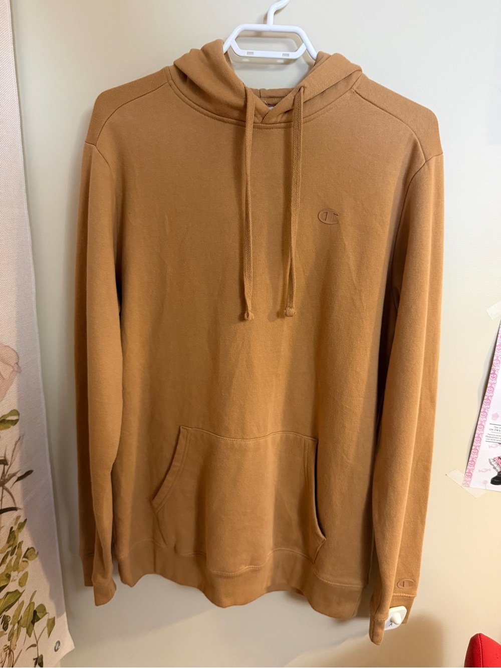 Champion Men's Pullover Hoodie - Caramel Brown